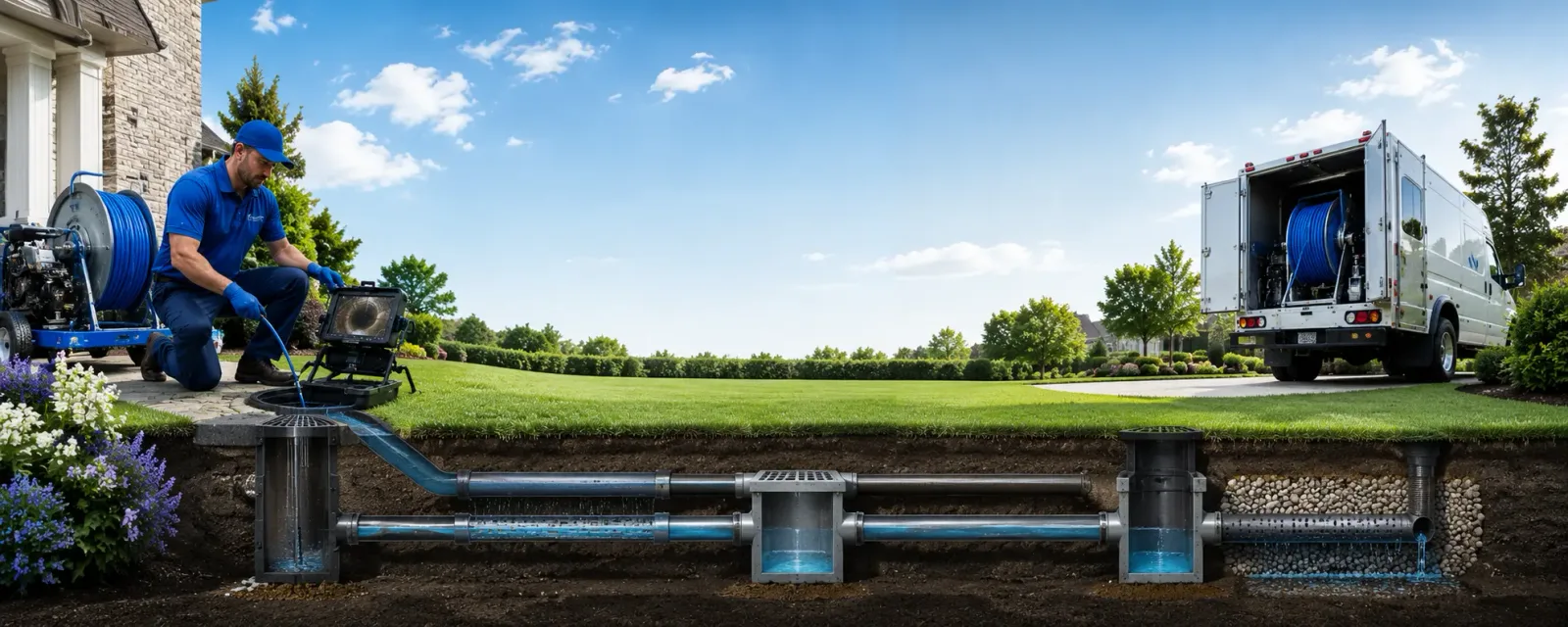 Outdoor drain cleaning information for Duck Creek Village, UT